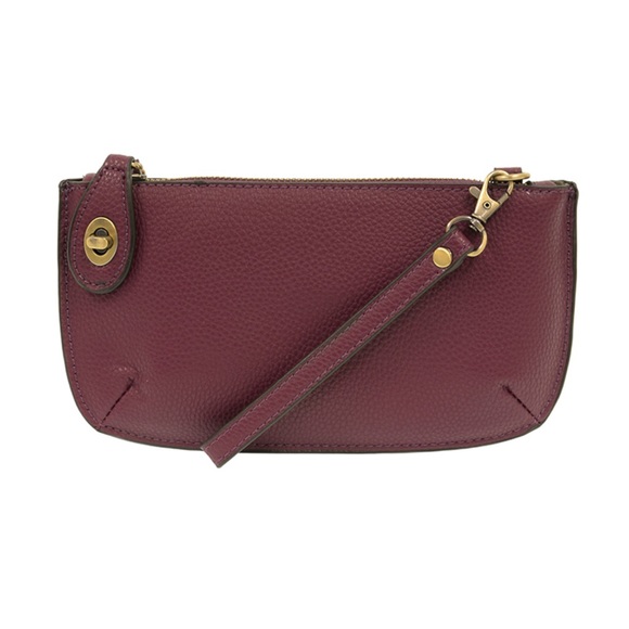 Joy Susan • Mini Crossbody Wristlet Clutch in Maroon/Wine color • EUC - Picture 1 of 16